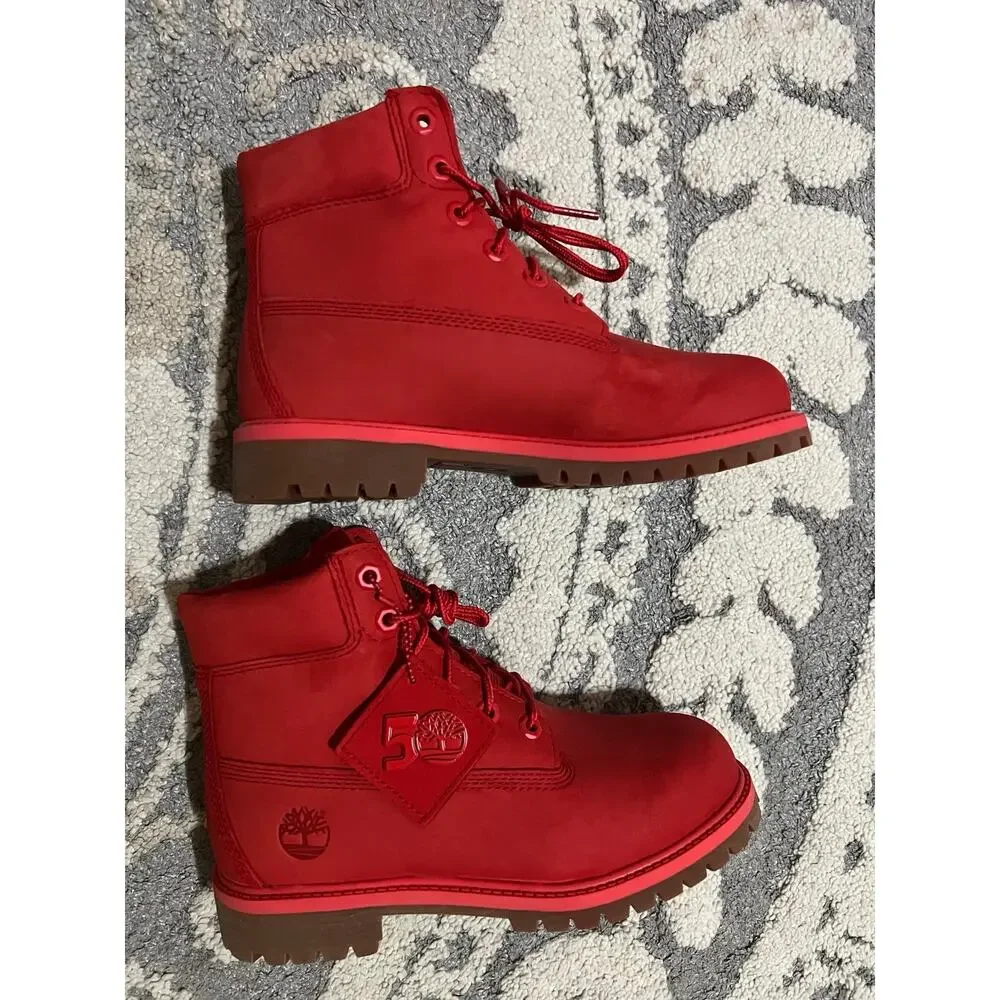 NWT❤️Junior Timberland® 50th Edition Premium 6-Inch Waterproof Boot sz4.5